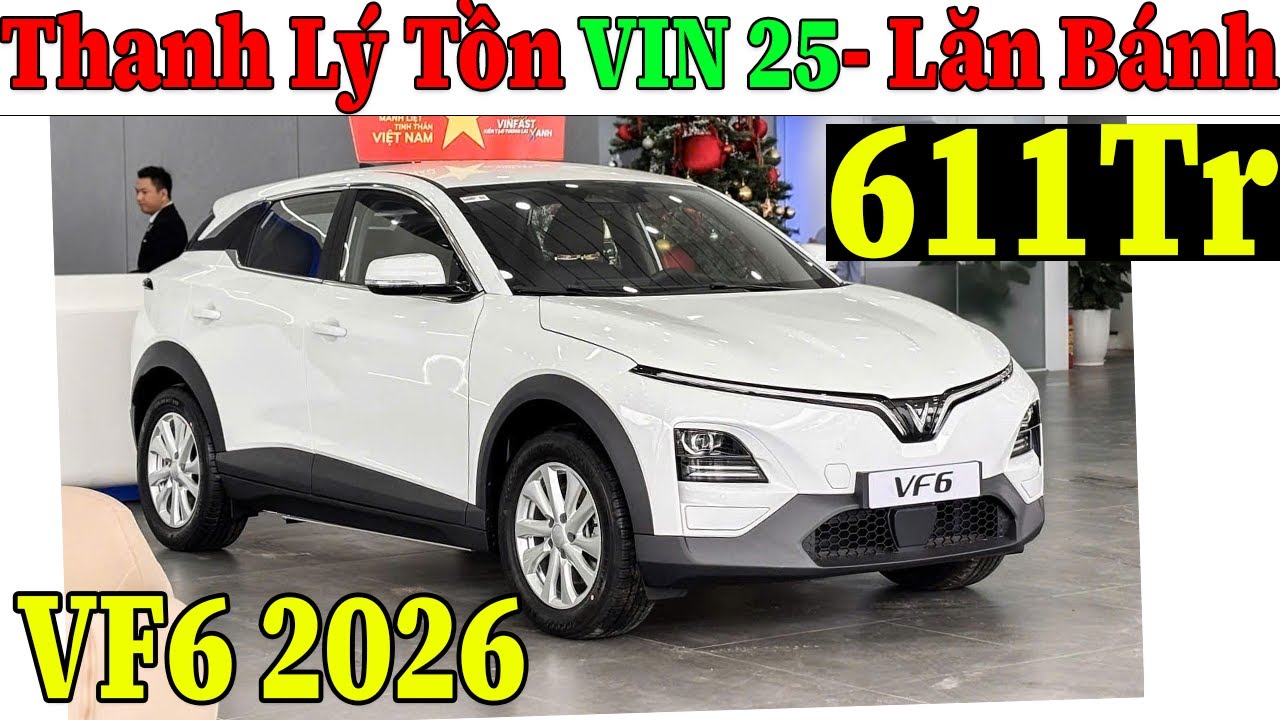 ✅Giá Xe Khuyến Mại Vinfast Vf6 Tháng 1 Năm 2026 Hơn 600Tr Tý| Giá Lăn Bánh Vinfast Vf6 Mới| Topcarvn