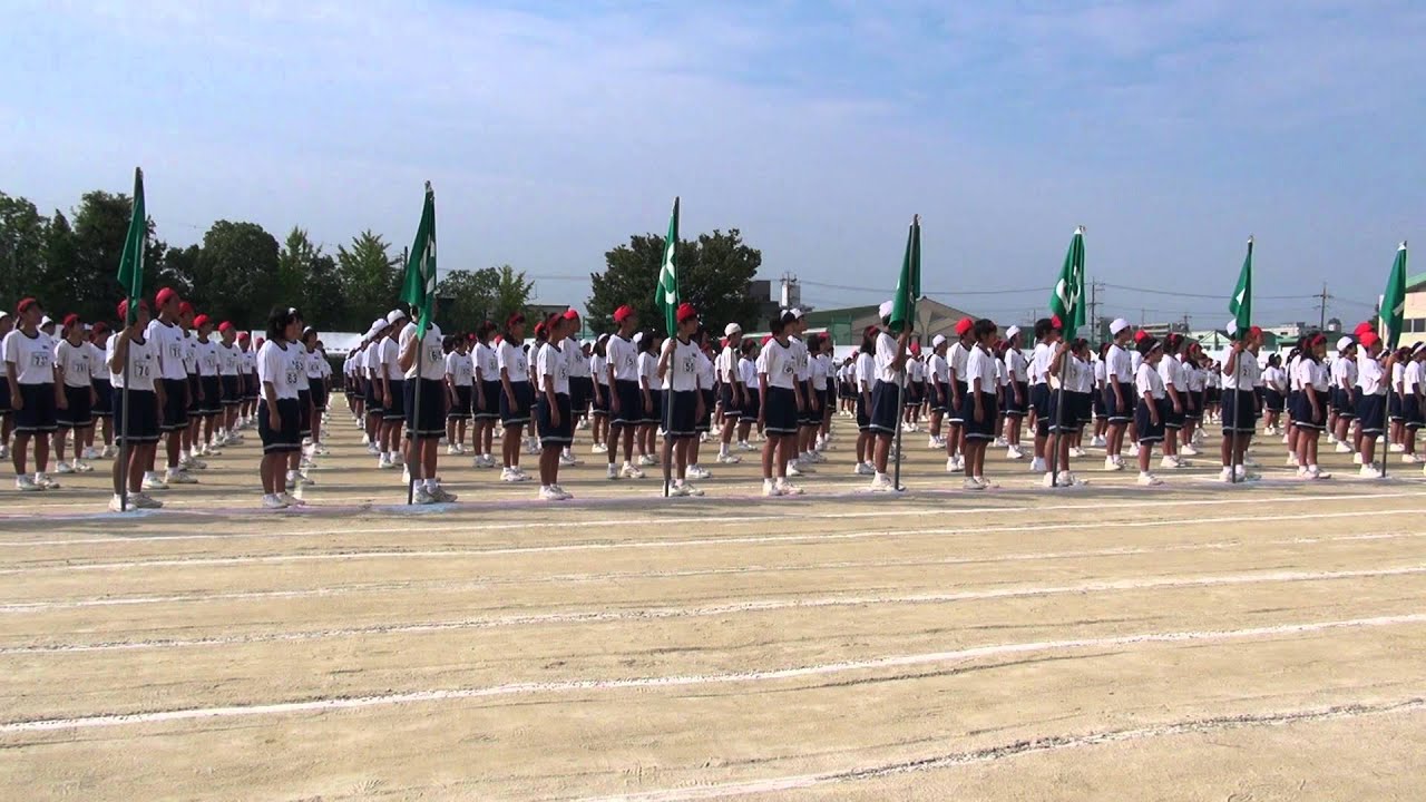 2012-09-22　中学校体育大会　『開会式』