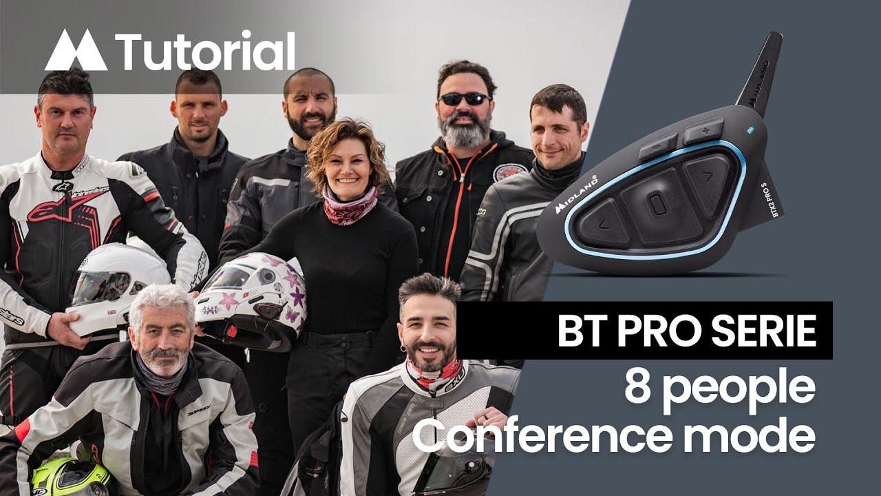 Midland Intercom_BT PRO S_Come parlare in 8_Conference Mode