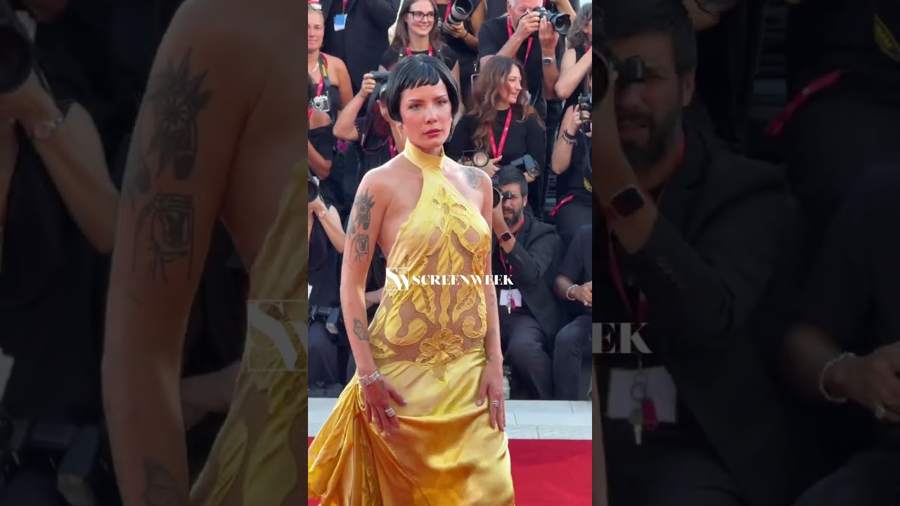 Halsey non ce l&rsquo;aspettavamo 💛 #venezia82 #biennalecinema2025 #biennalecinema #halsey