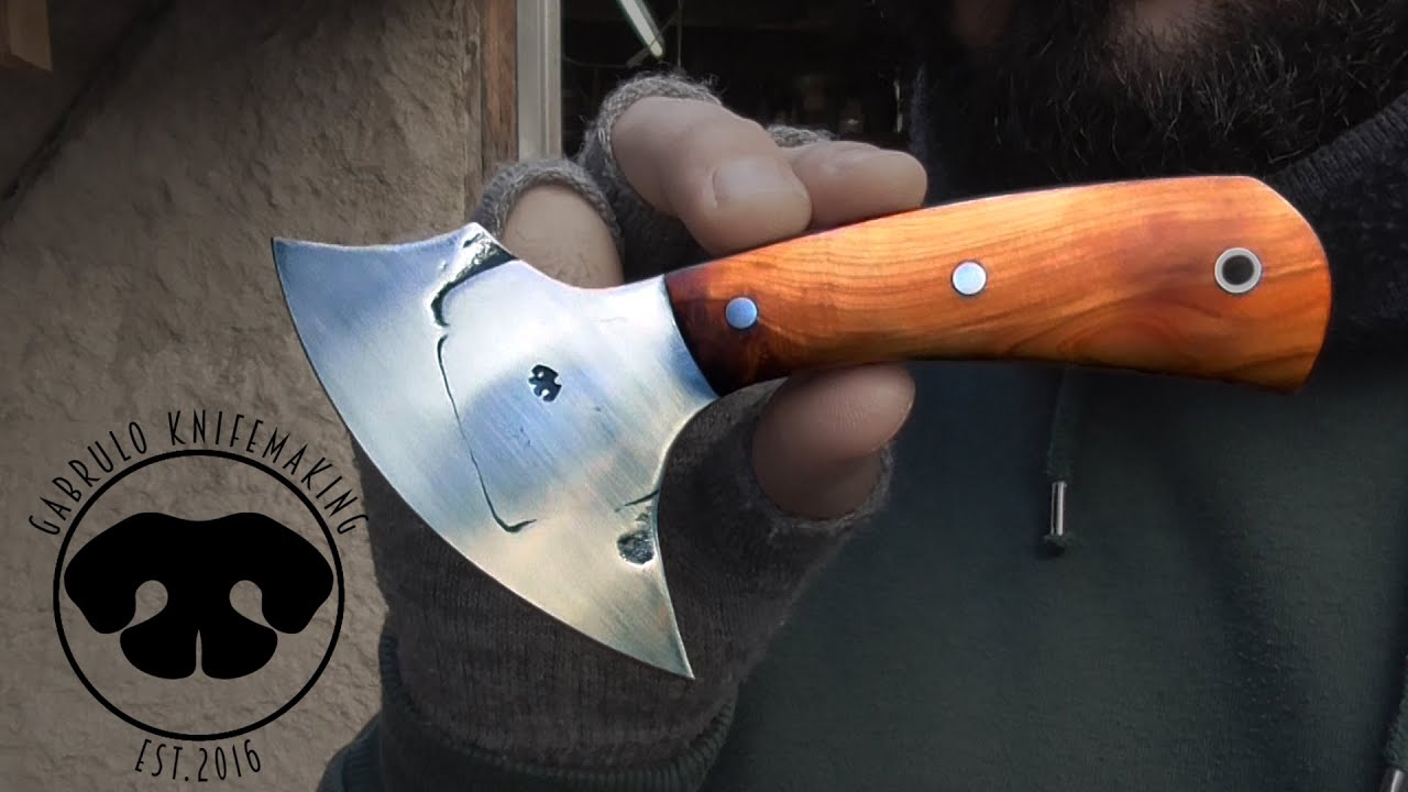 FORGE WELDING A ROUND KNIFE FOR CUTTING LEATHER