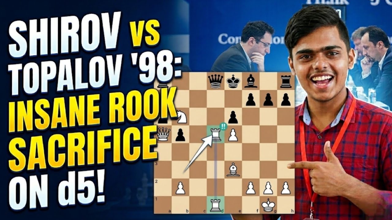 The Greatest Sacrifice Ever? | Shirov vs Topalov (1998) Explained!