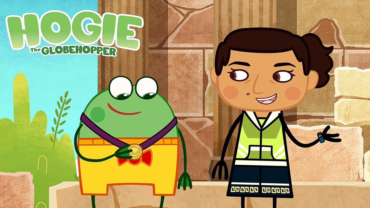 Hogie goes to Athens | Hogie the Globehopper Full Episodes 🧭 Geography Cartoons for Kids