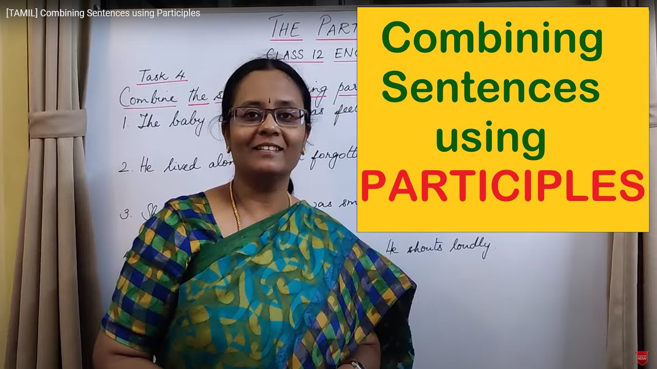 [TAMIL] Combining Sentences using Participles