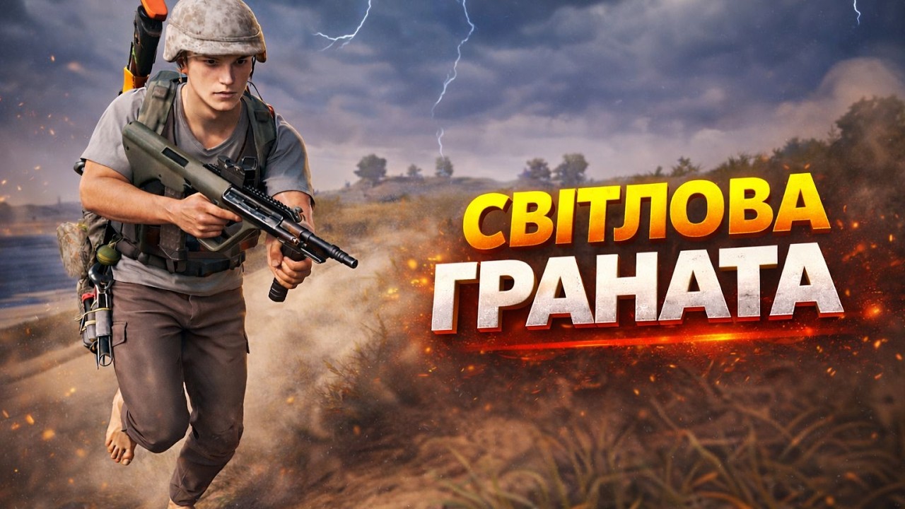 СВІТЛОВА ГРАНАТА в обличчя! ТОП-1 в PUBG!