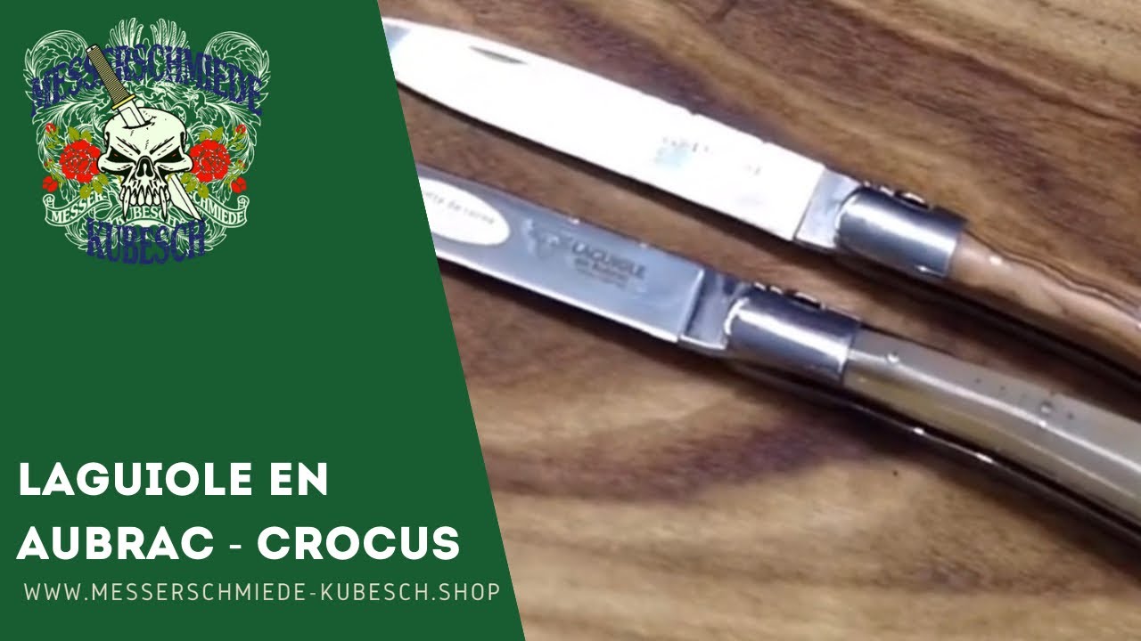 Laguiole en Aubrac Crocus, der Hand - und Taschenschmeichler aus Frankreich