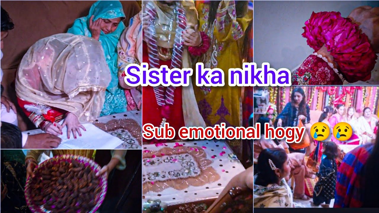 Sistar ka nikha♥️ / Eid k bad ki routine strat @zainabazharkitchen