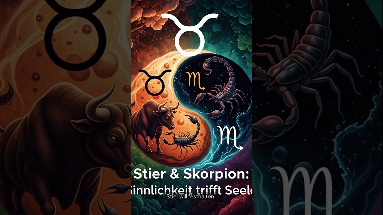 Stier & Skorpion: Sinnlichkeit trifft Seele