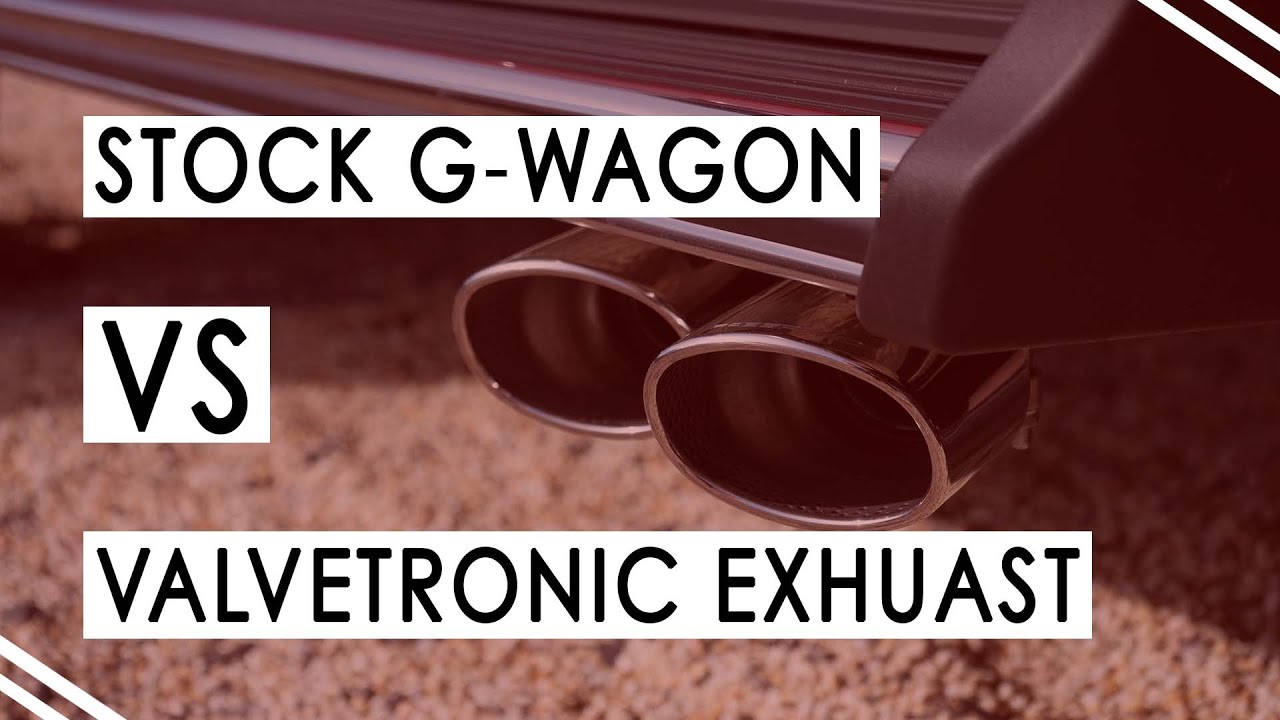 Mercedes G63 G-Wagon 2019+ | Stock vs Fabspeed Valved Exhaust, Sound Comparison