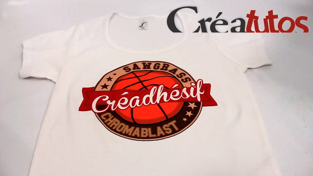 Sublimation - Personnaliser un tee-shirt coton avec l'encre Chromablast