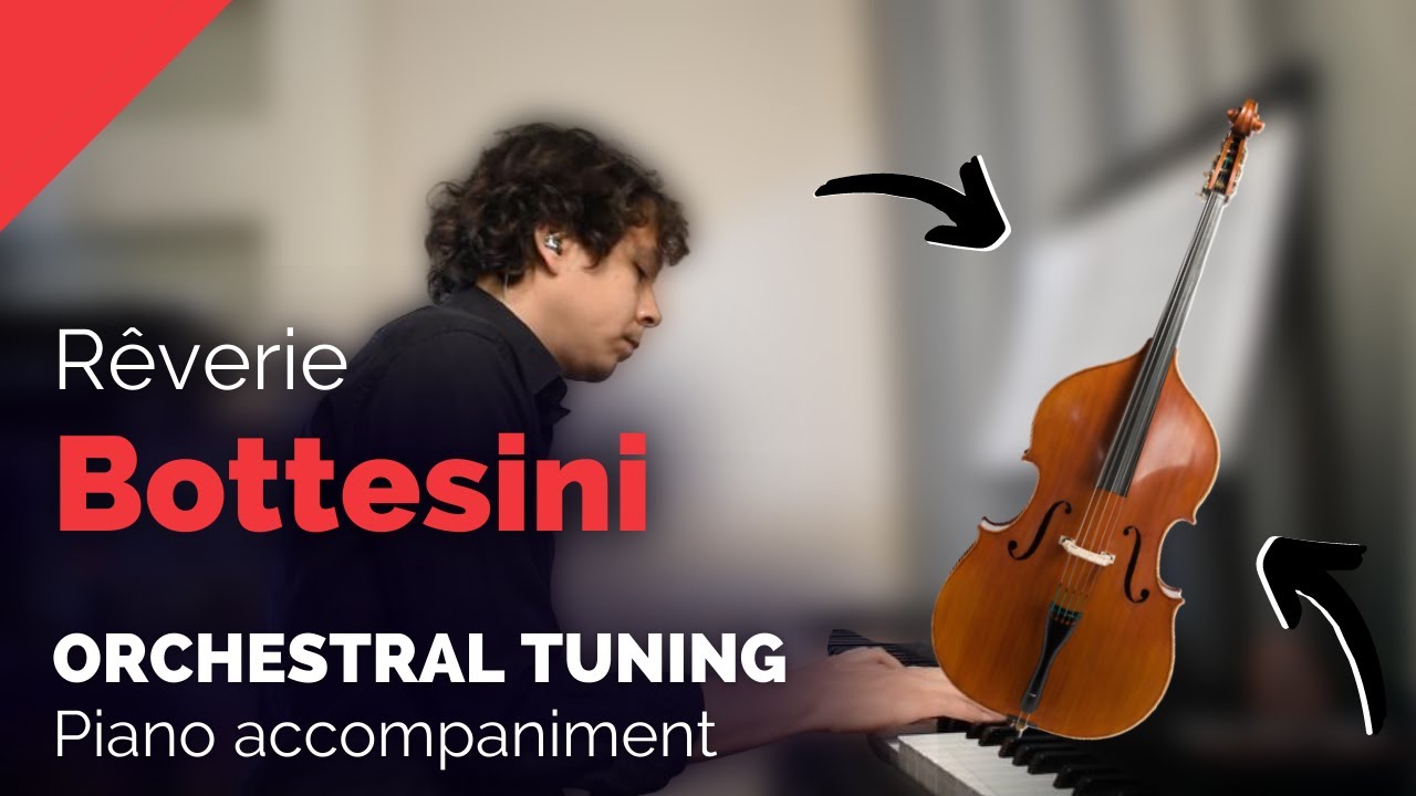Bottesini, Rêverie 💘 piano accompaniment - ORCHESTRAL TUNING