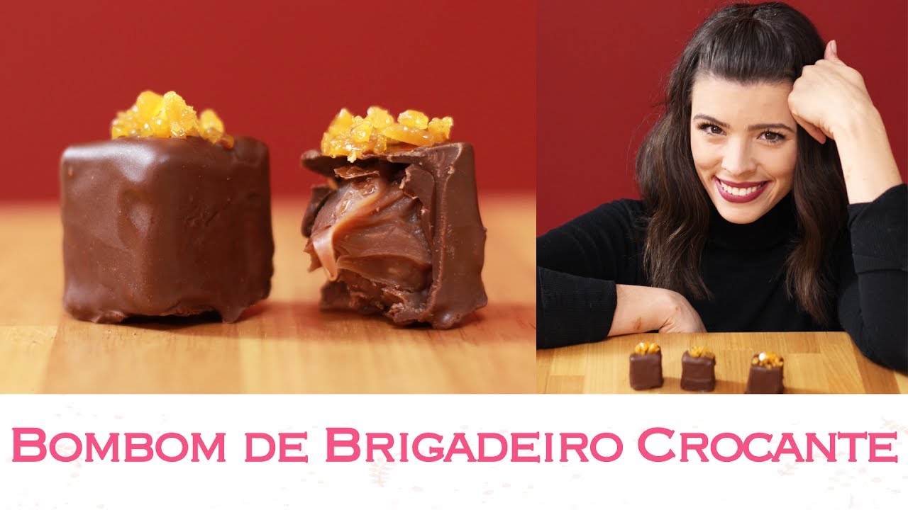 BOMBOM de BRIGADEIRO CROCANTE 🍫  - Como fazer | TPM, pra que te quero?