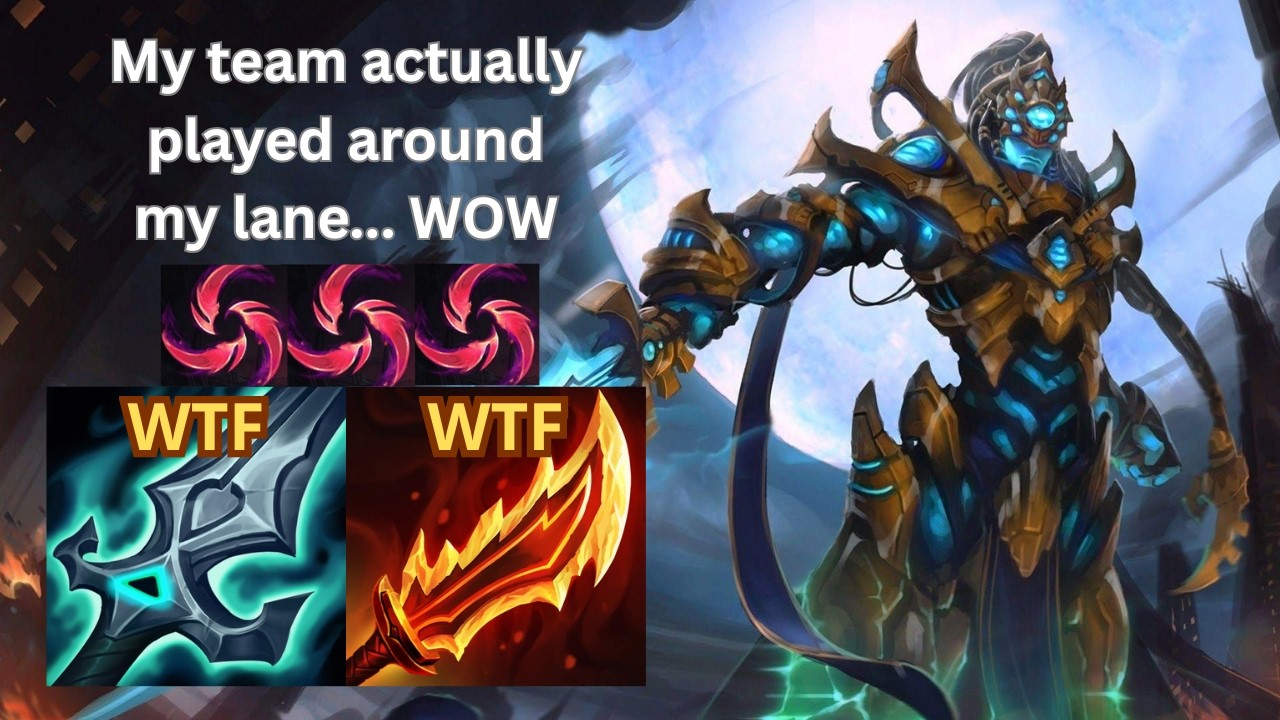 MY TEAM ACTUALLY PLAYED AROUND MY LANE... WOW