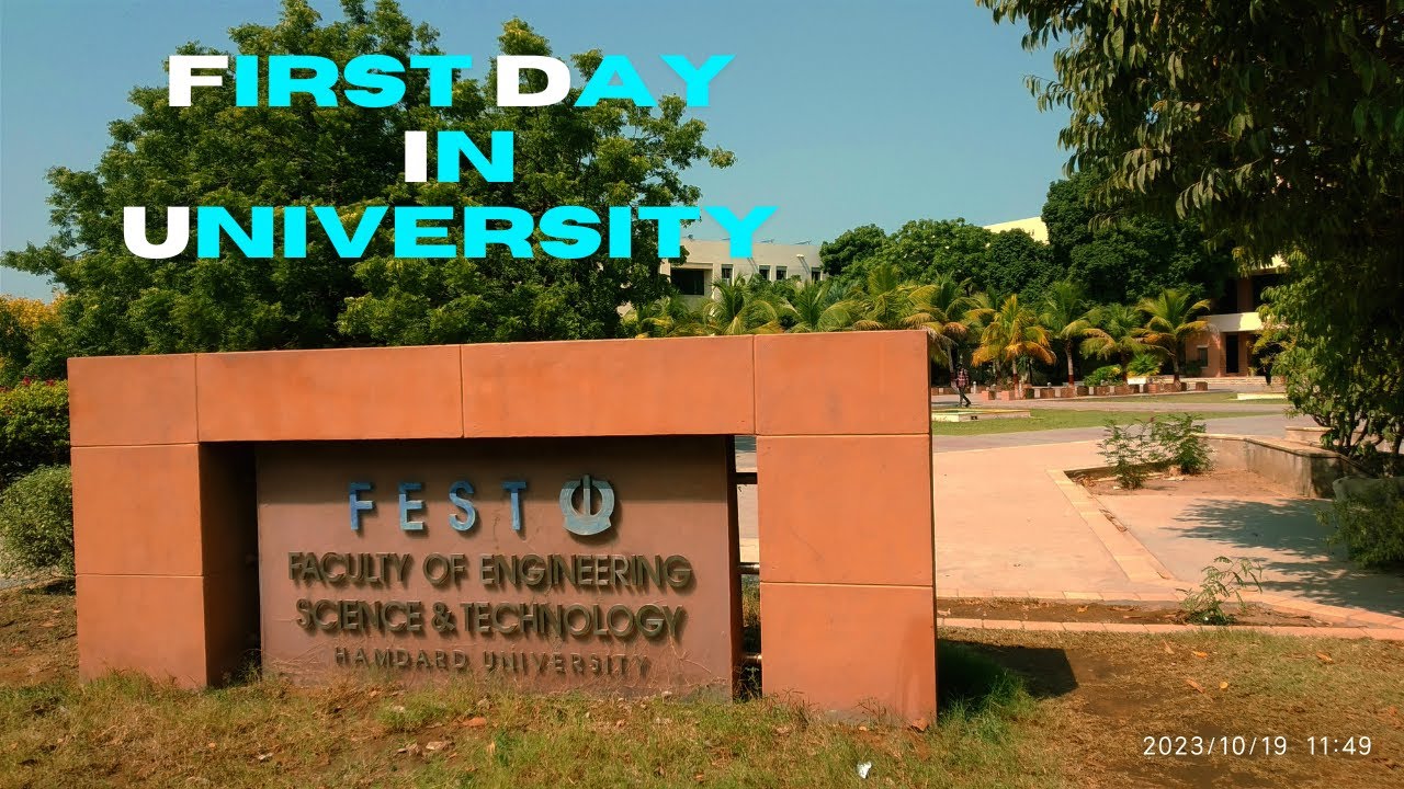 First Day in University | HAMDARD UNIVERSITY KARACHI | thecznsshow