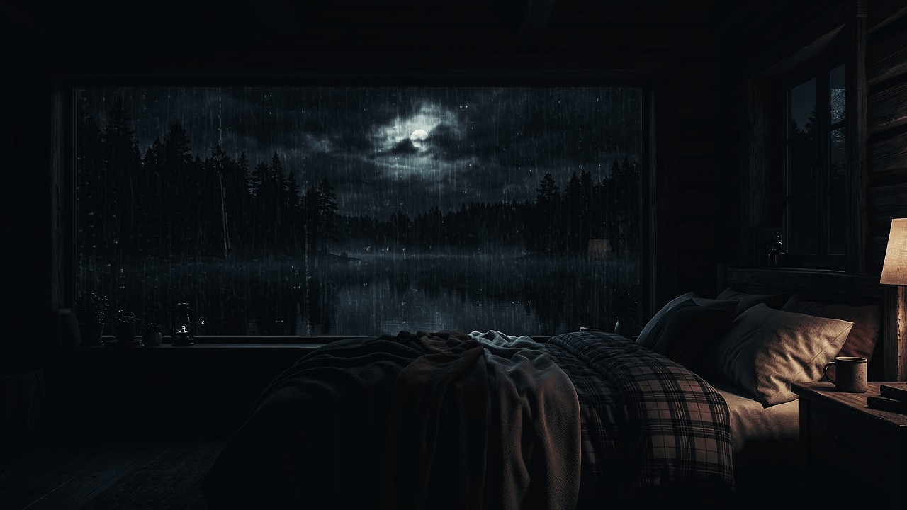 Rain Sounds for Sleeping 🌙 Quiet Night in Bed