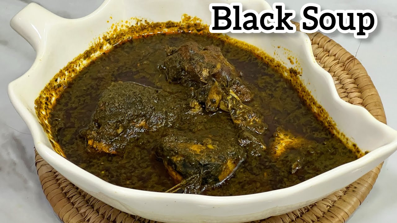 HOW TO MAKE TRADITIONAL EDO BLACKSOUP | BLACK SOUP RECIPE