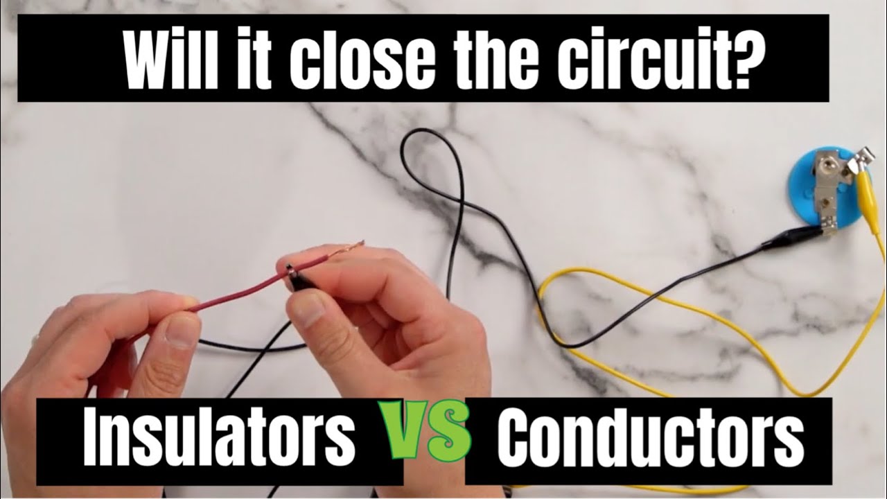 DIY ScienceI Insulators vs Conductors - Simple Circuit #DIYST1