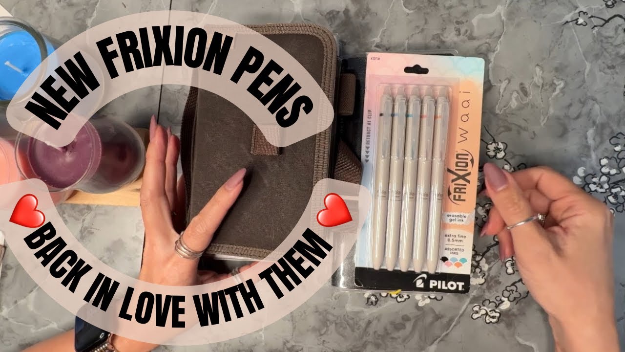 Back In Love With Frixion | Frixion WQQI | Pen Test | Aura Estelle | Sterling Ink | Jibun Techo