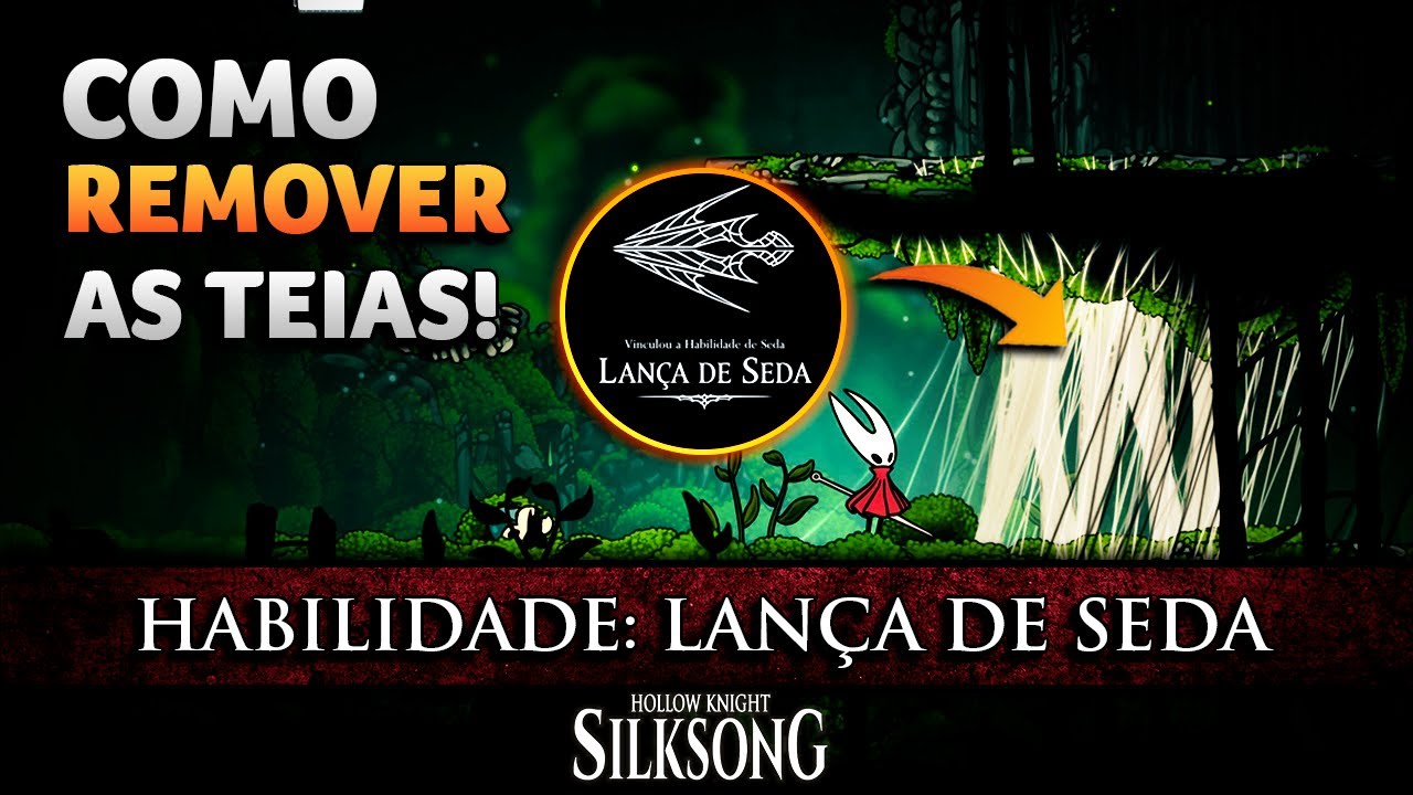 Lança de Seda - LOCALIZAÇÃO da Habilidade | Hollow Knight Silksong