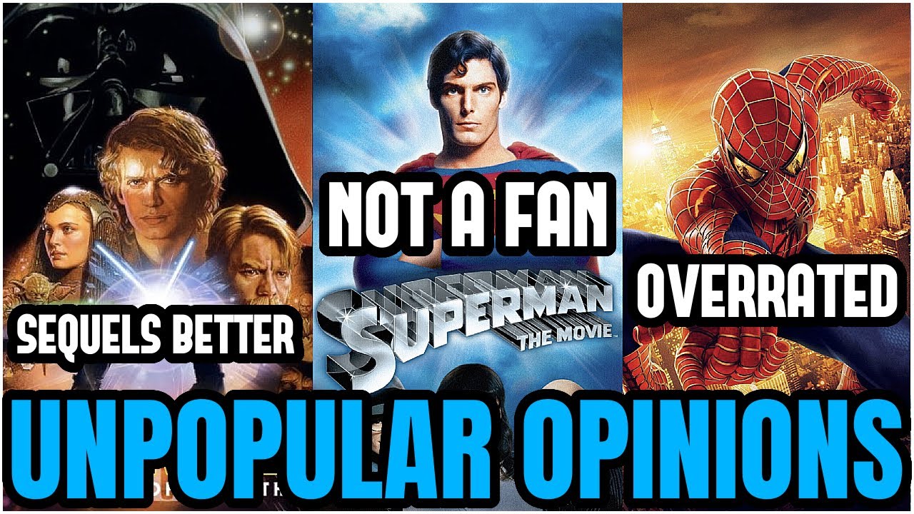My Unpopular Movie and TV Show Opinions (Part 1)