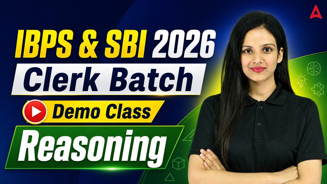 IBPS & SBI 2026 Clerk Batch | Reasoning Demo Class | Bank Exam Preparation | By Sona Sharma