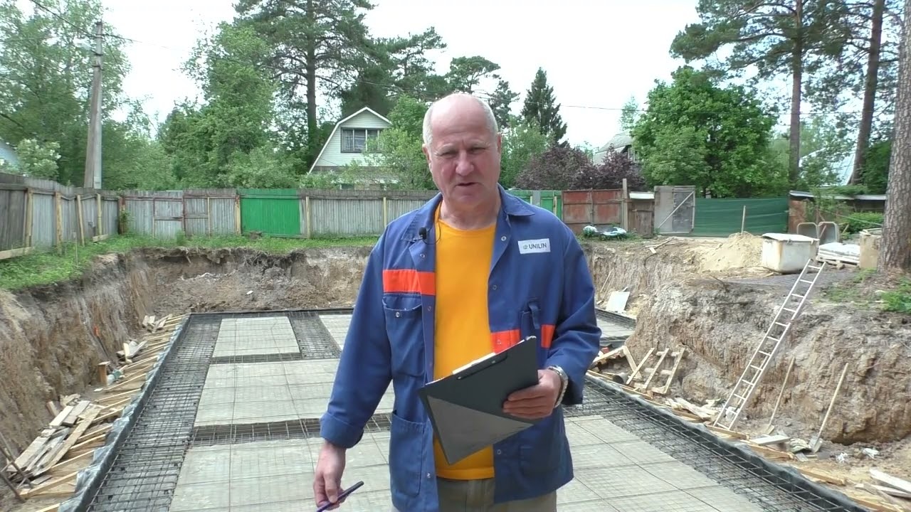 Строительство цокольного этажа на ленточных фундаментах.