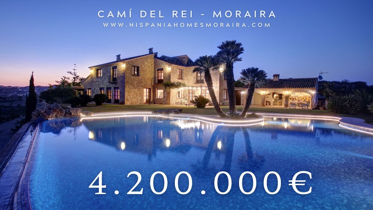 TOURING 4 200 000 € | RUSTIC STYLE ESTATE WITH STUNNING SEA VIEWS FOR SALE IN MORAIRA