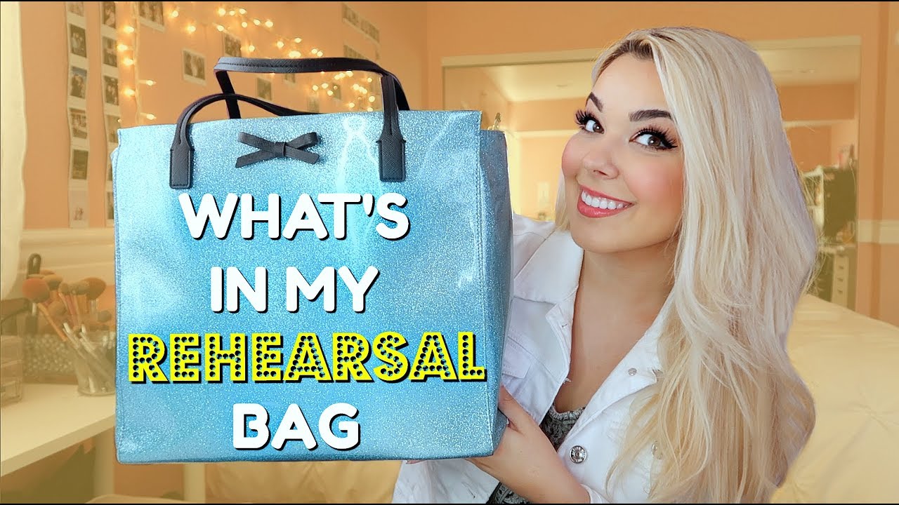 What's in my Rehearsal Bag | 2018