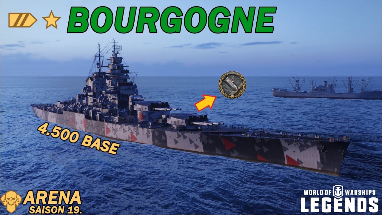BOURGOGNE - Torpedos vereitelt - Arena Saison 19. - World of Warships Legends
