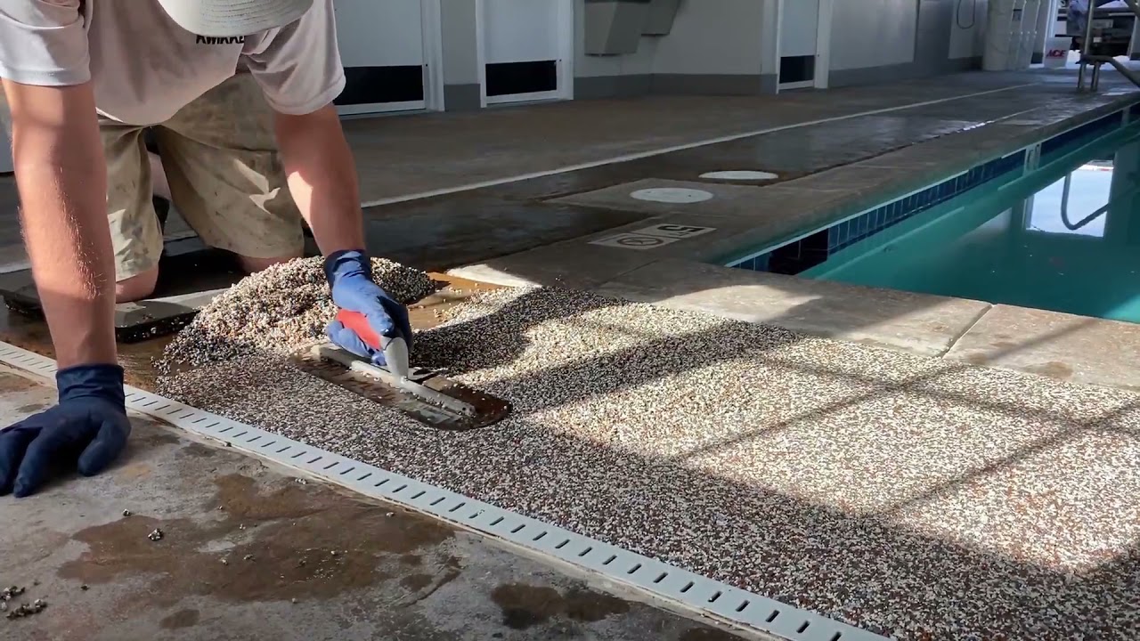 Premier Rubber Pool Deck Resurfacing