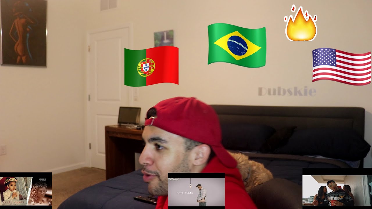 AMERICAN REACTS TO BRAZILIAN & PORTUGUESE RAP 🔥 PT. 2 | WET BED GANG - PERSEUS, DEREK, & DUBSKIE
