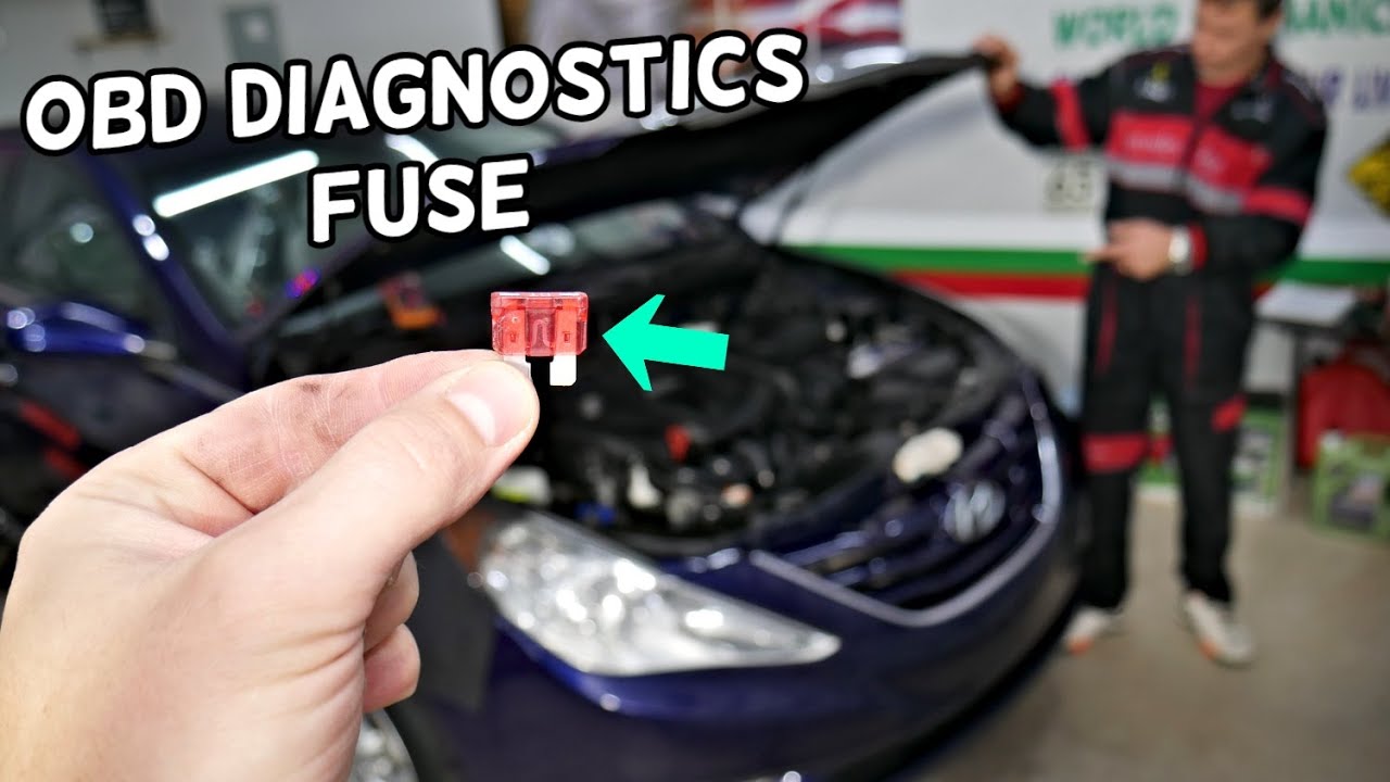 HYUNDAI SONATA OBD PORT FUSE, DIAGNOSTICS FUSE LOCATION REPLACEMENT