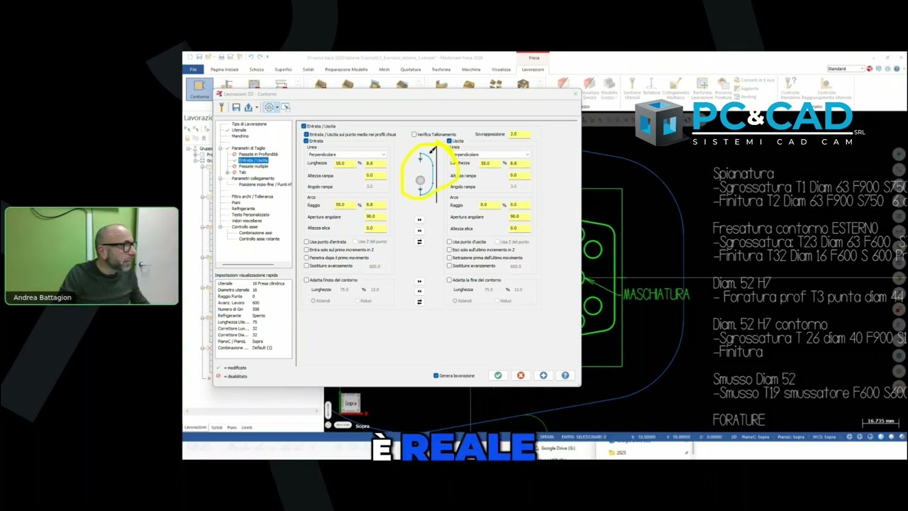 Finitura CNC: La Strategia Perfetta per Mastercam #shorts