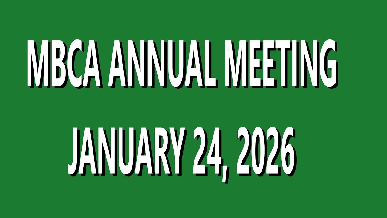 MBCA  ANNUAL MEETING IN YUCCA VALLEY, CALIFORNIA,  1-24-2026