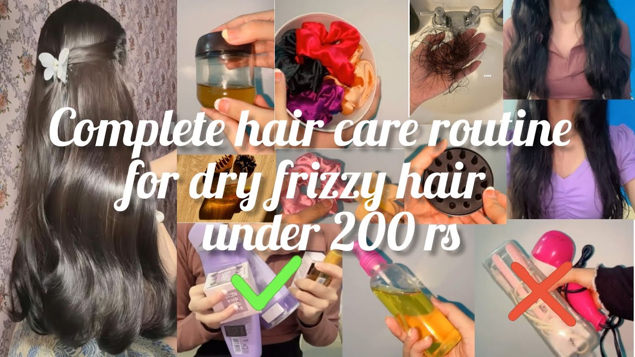 Complete Hair care Guide for Dry Frizzy hair|product recommendation|tips for smooth hair|