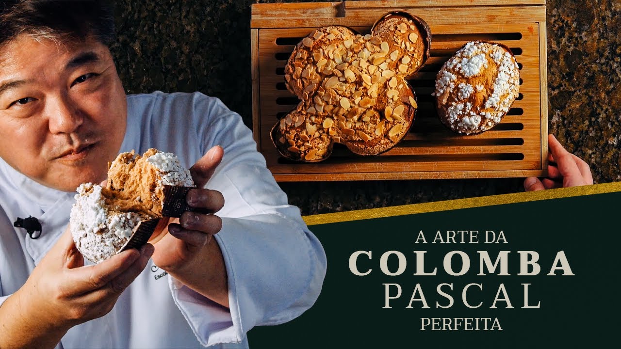 Colomba Pascal: doce italiano perfeito para a páscoa com Chef Shimura