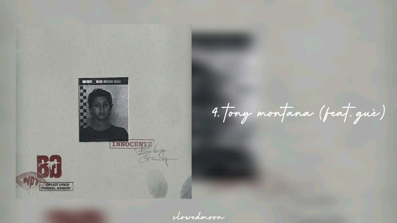 baby gang, guè - tony montana (slowed + reverb)