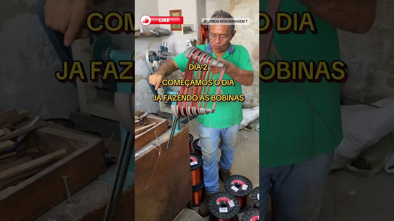 REBOBINAGEM MOTOR WEG 40 CV 6 POLOS 72 RANHURAS [ PARTE 1 ]
