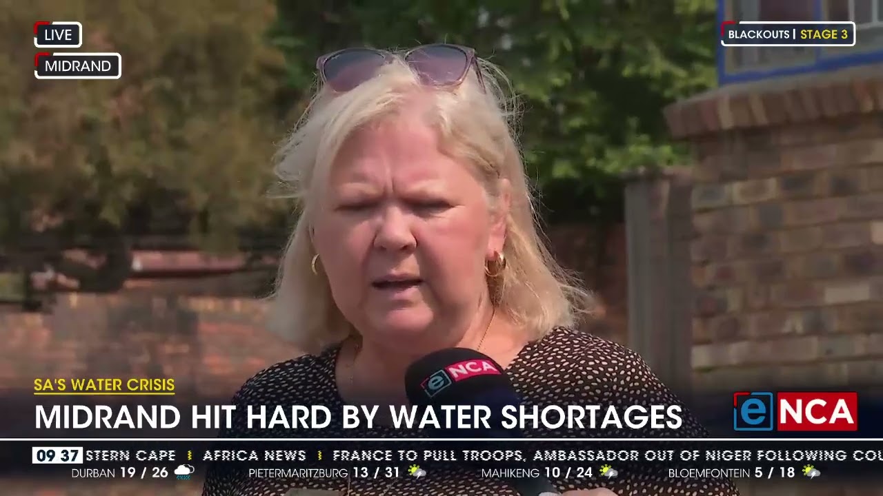 Midrand hardest hit by water shortages