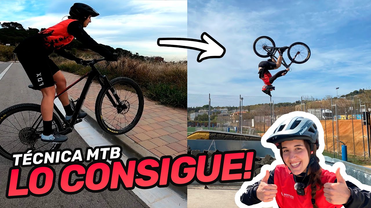 Marina aprende Técnica Básica en MTB y nivel PRO! 🤯