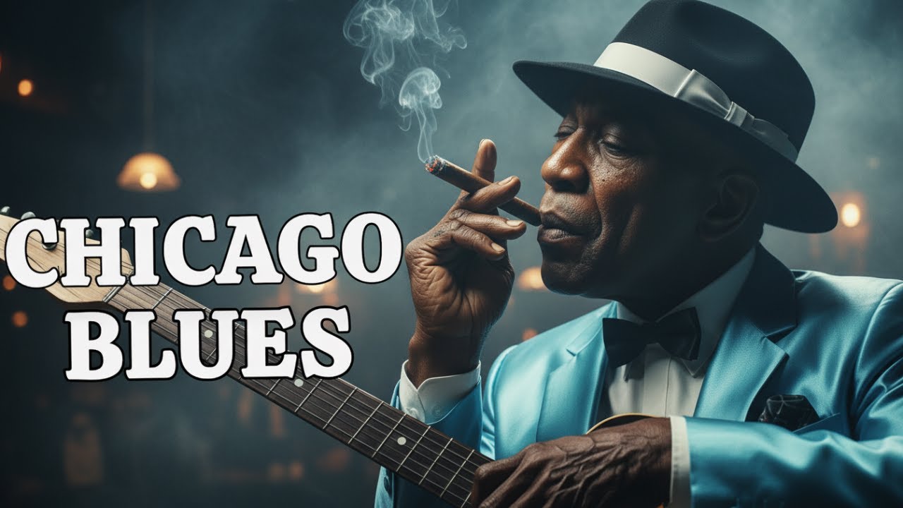 Chicago Blues Music Slow Guitar Ballads for Relaxing Nights
