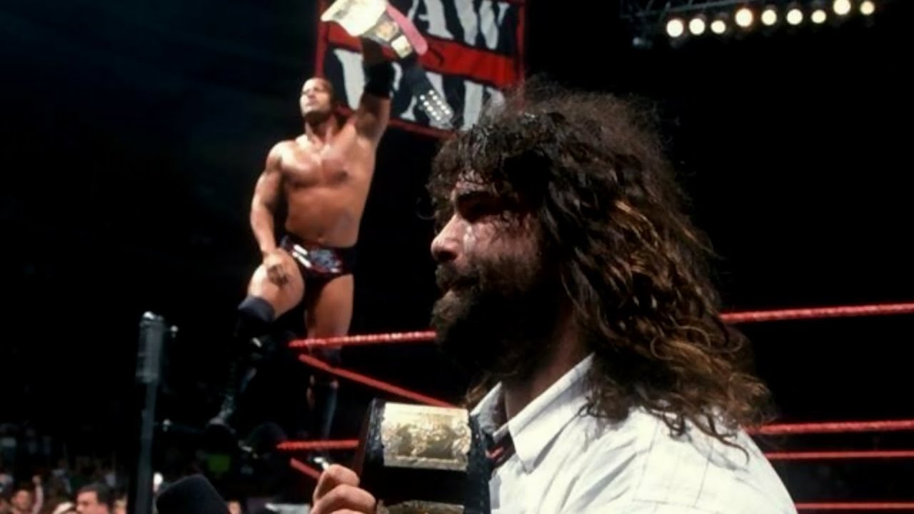 The Rock & Mankind Vs The Undertaker & The Big Show Part 2 - RAW IS WAR!