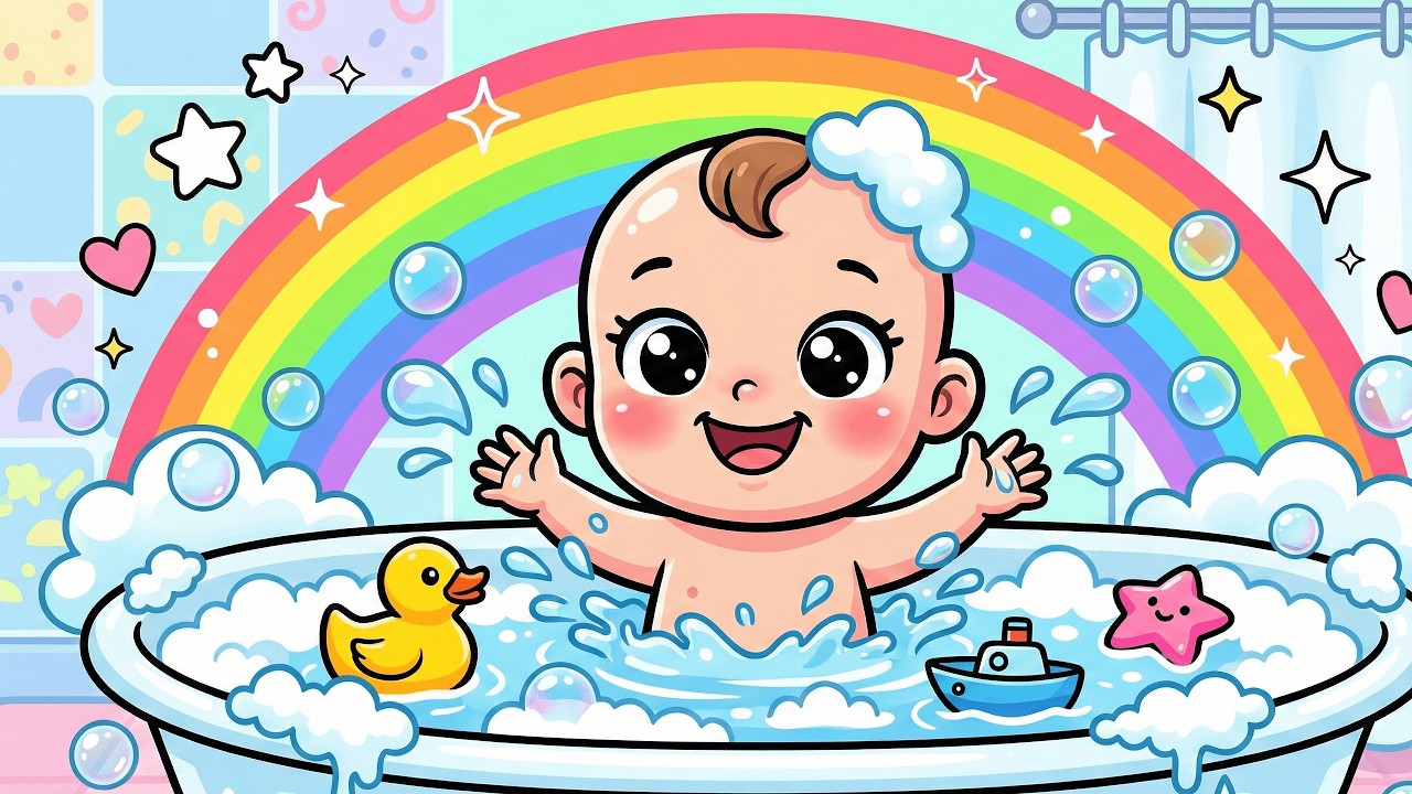 The Bath Song | Nursery Rhymes & Kids Songs