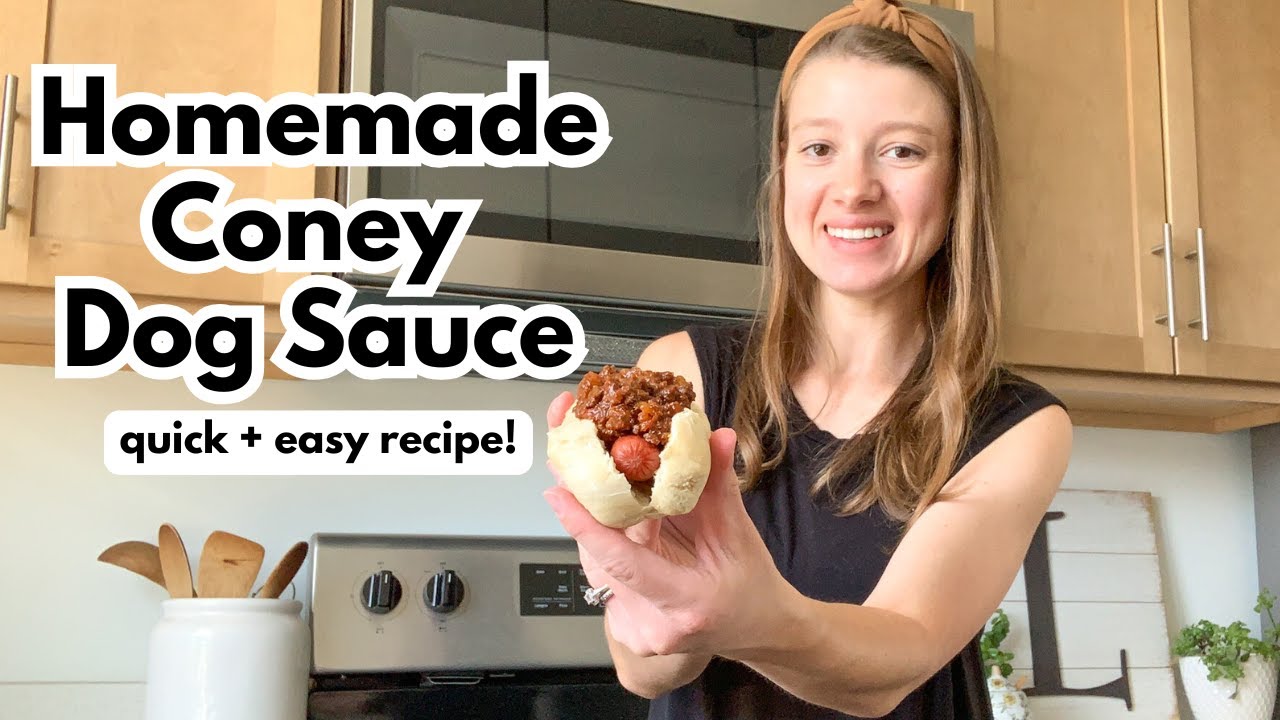 Homemade Coney Dog Sauce | Better than Store-Bought!