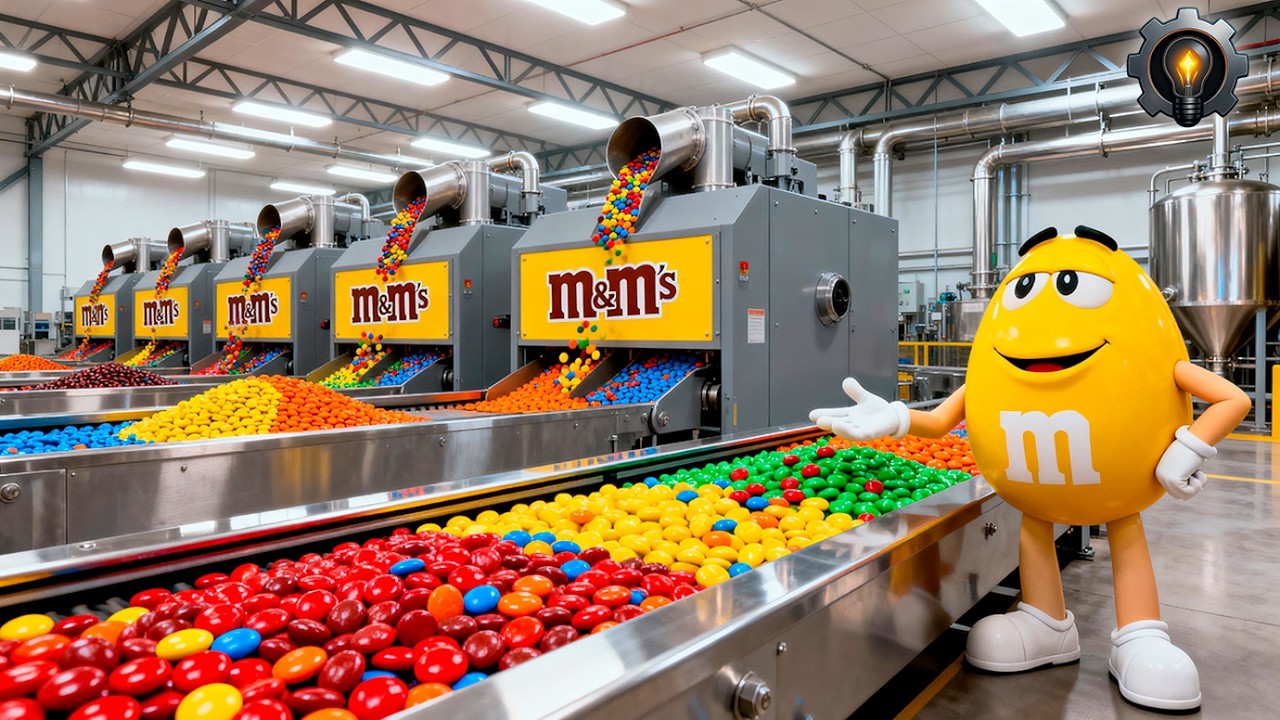 Como é feito: M&M’s, Chocolate, Iogurte e Pirulitos