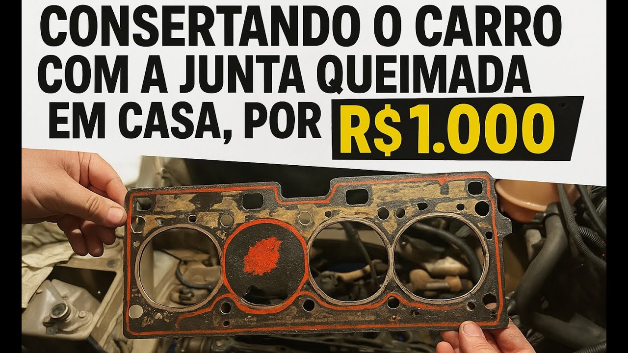 Tirando o Cabeçote do Clio 1.0 16V para Trocar a Junta – Passo a Passo Completo!   PARTE 1