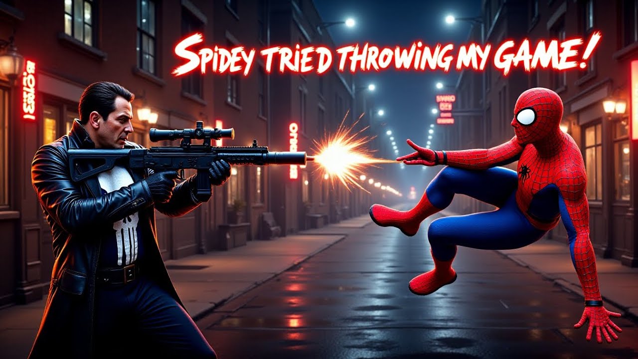 SPIDEY TRIED THROWING MY GAME