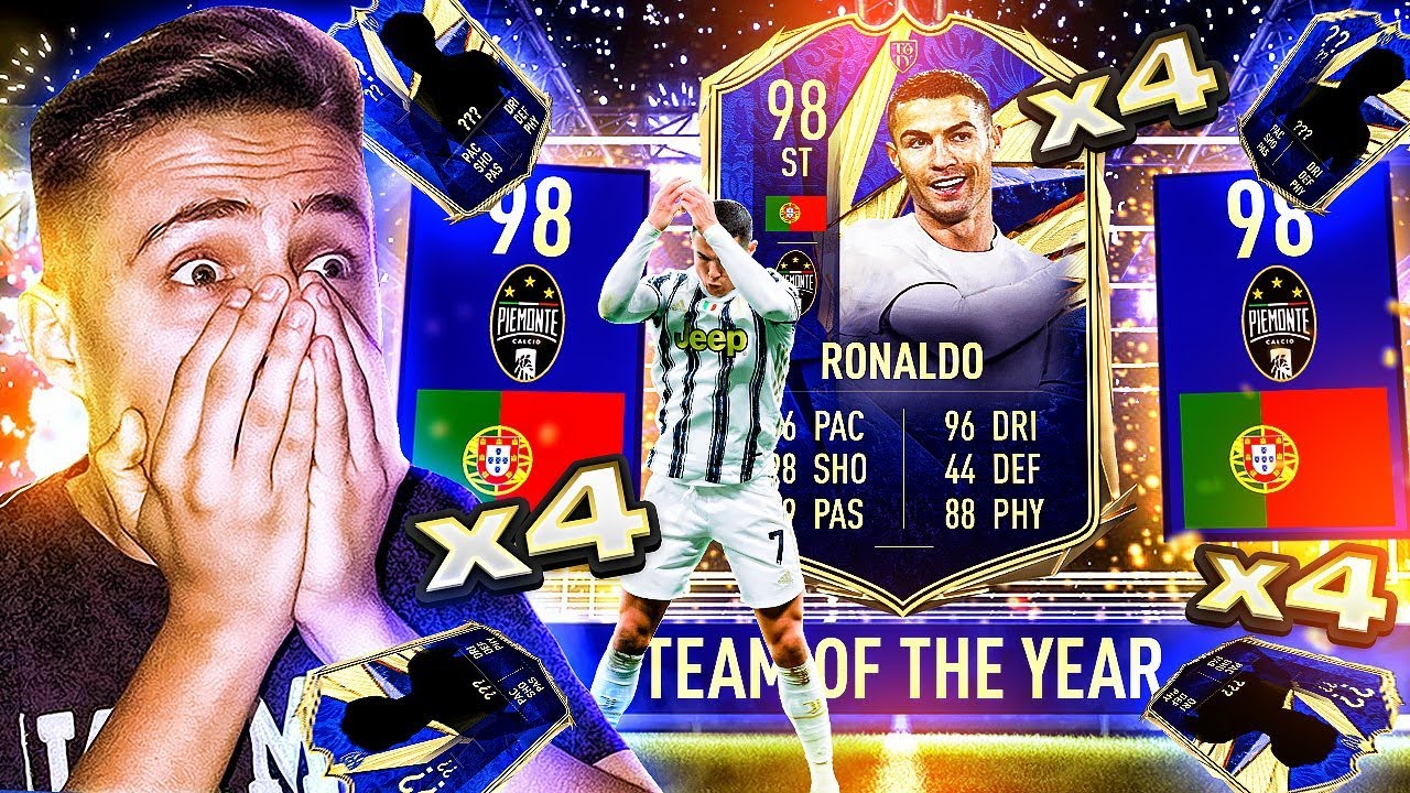 TOTY RONALDO A CSOMAGBAN!! | FIFA 21 - TOTY PACK OPENING