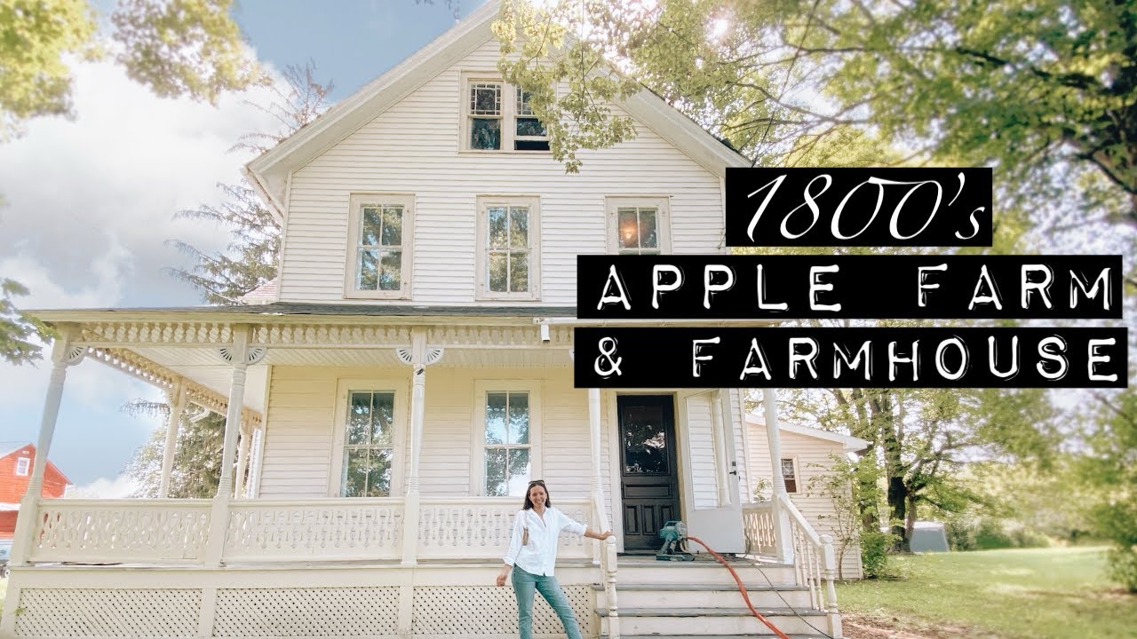 GORGEOUS 1800's FARMHOUSE! Tour this apple farm with us! House Hunting