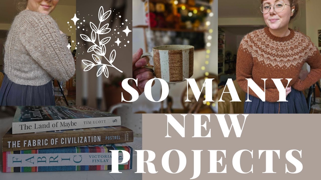 Knitting Podcast ✨🌙🍁☕ Asynja Cardigan, Urd Sweater & Sewing Plans!